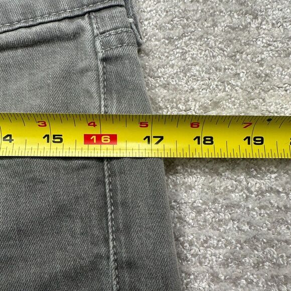 Levis 511 Jeans Mens 31x32 Gray Denim Slim Fit Flat Front Straight Leg Hipster - Picture 13 of 15